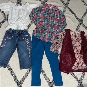 Girls' Size 6 6X Capris leggings and tops Piper forever me Sonoma